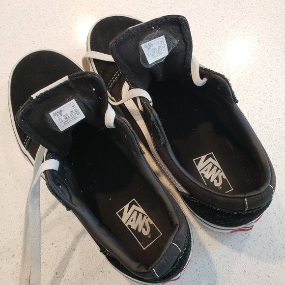 Espadrilles WARD, noir/blanc VANS - YOUTH 5 - Picture 7 of 8